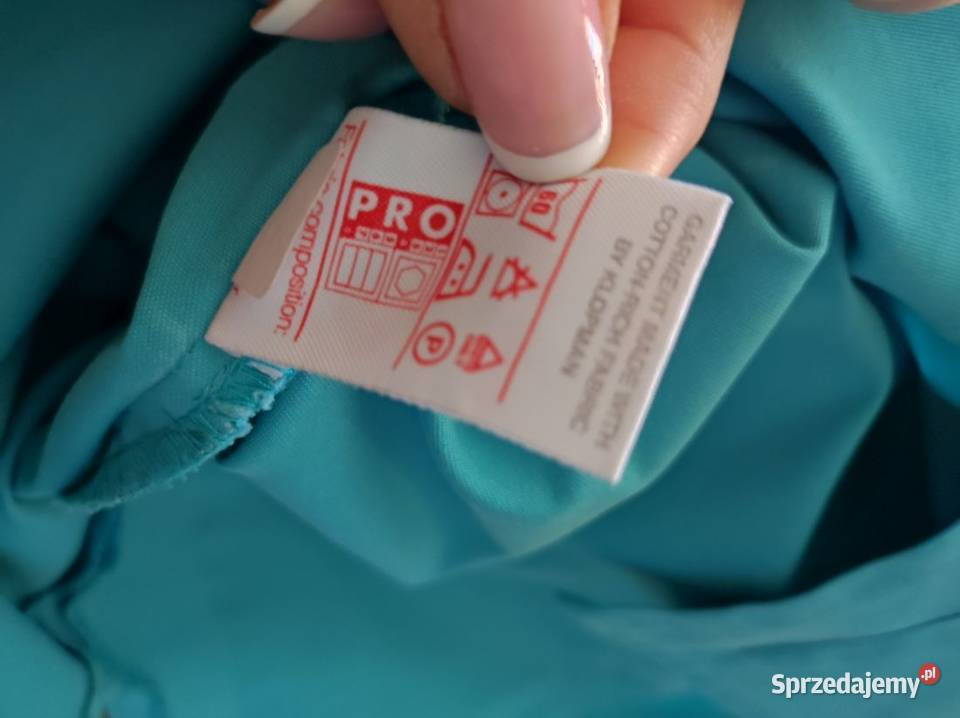 turkusowa fartuch bluza medyczna stomatologoczna Kielce