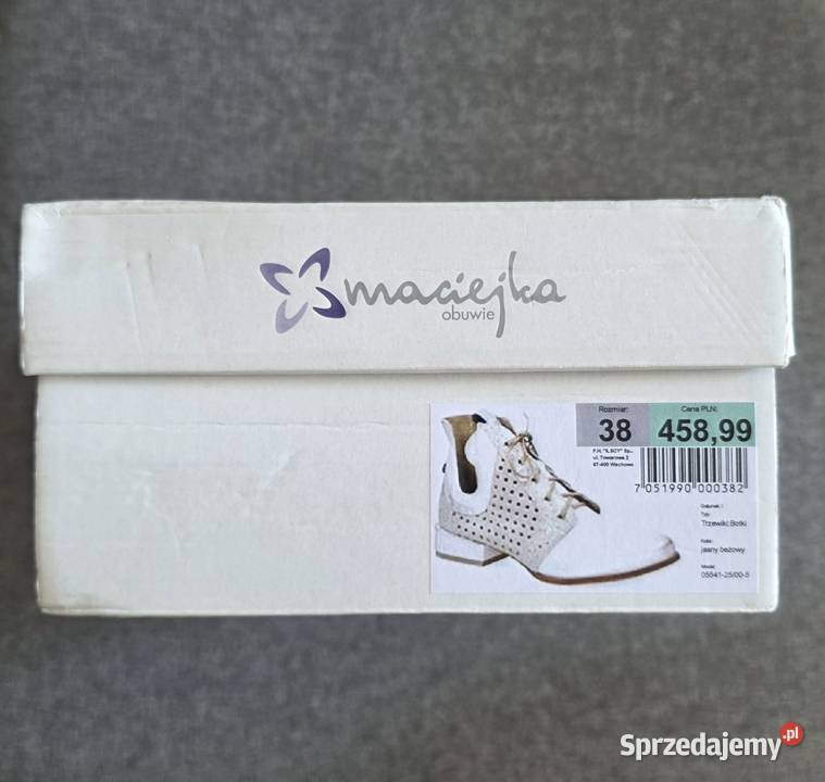 Skórzane botki trzewiki Maciejka 38 Głogów sprzedam