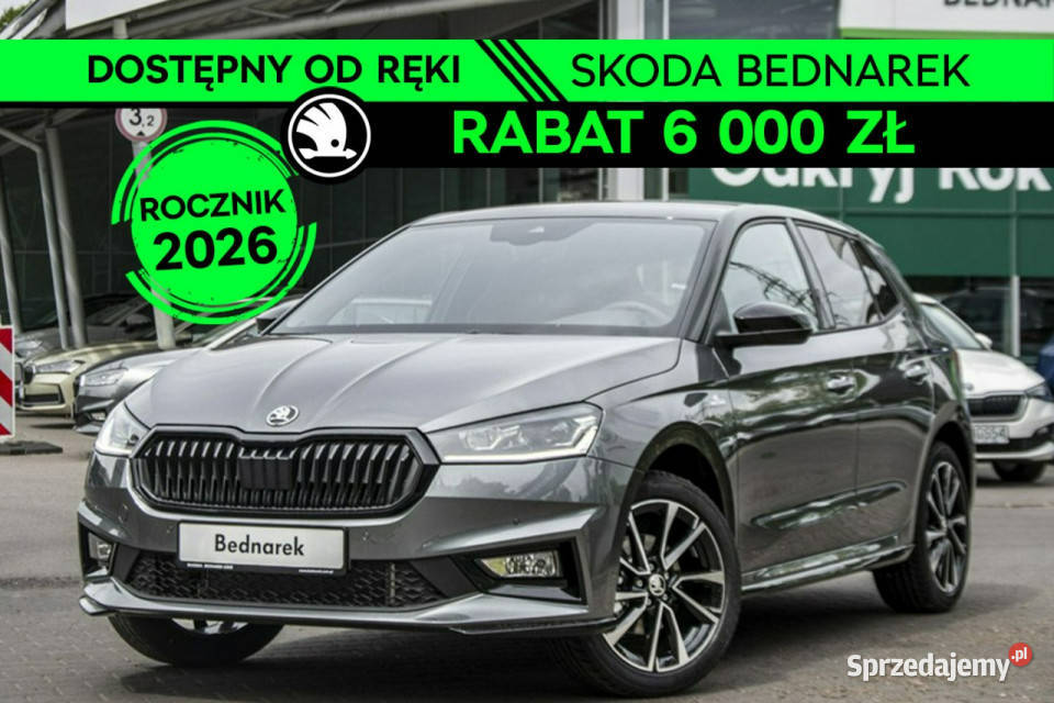 koda Fabia Monte Carlo 15 TSI 150 DSG Dostępny czujnik parkowania łódzkie Łódź
