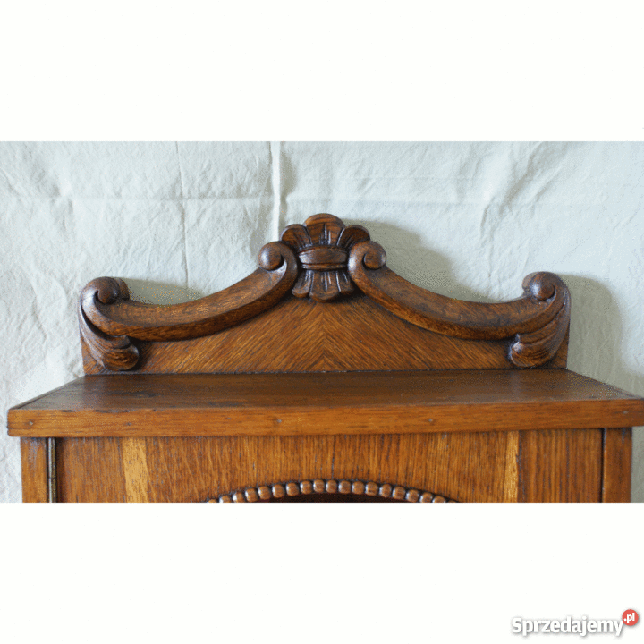 Przepiękna szafeczka wisząca z kryształową szybą Meble Skórzewo