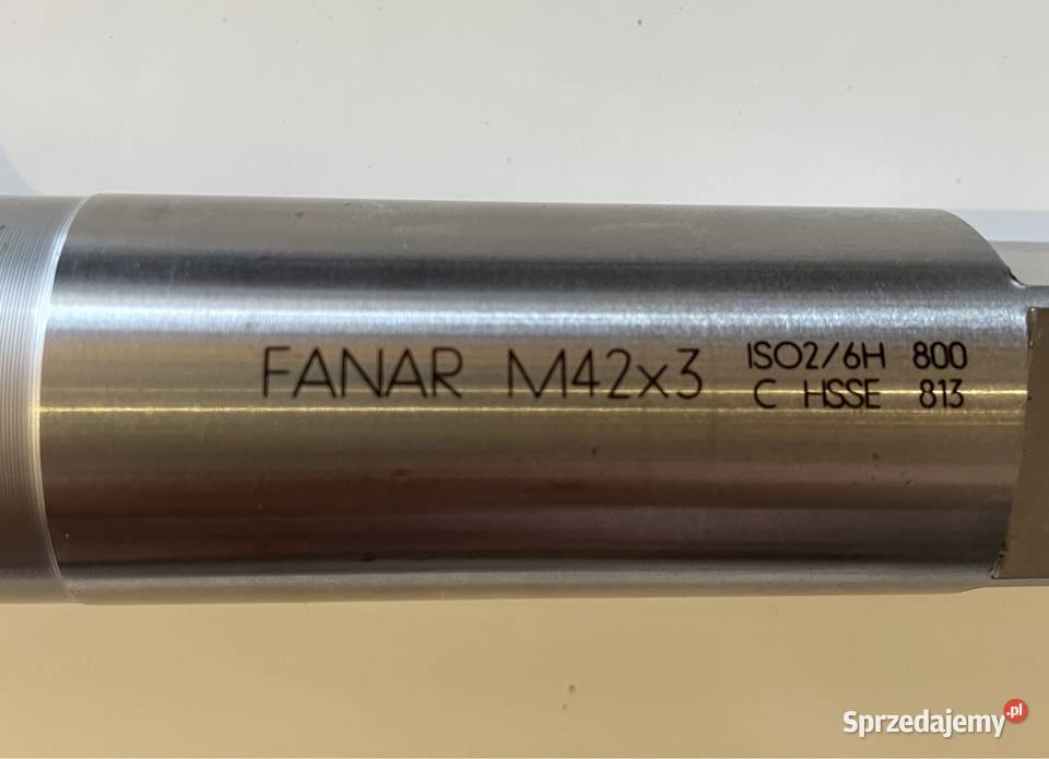 Gwintownik M42x3 ISO26H HSSE 800 FANAR łódzkie Czarnożyły