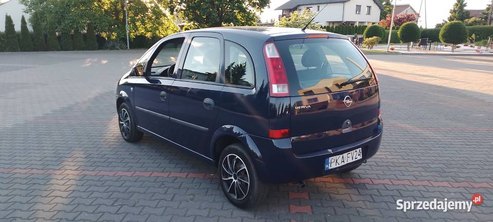 opel Meriva 16 v8 wielkopolskie Kalisz
