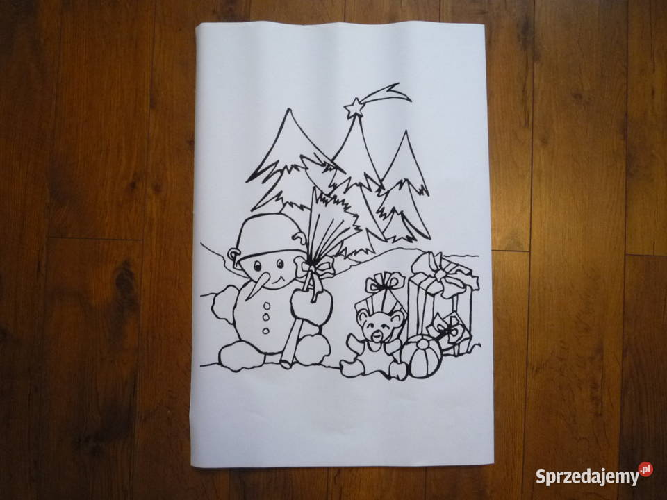 30 sztuk Mikołaj Święta Choinka Kolorowanki Plastyczne Szczecin sprzedam
