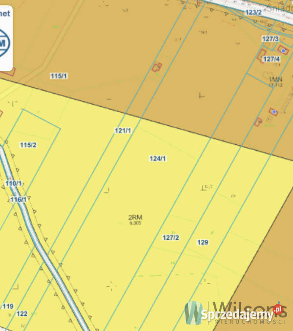 Grunt Śniadowo 34713 metry 395m