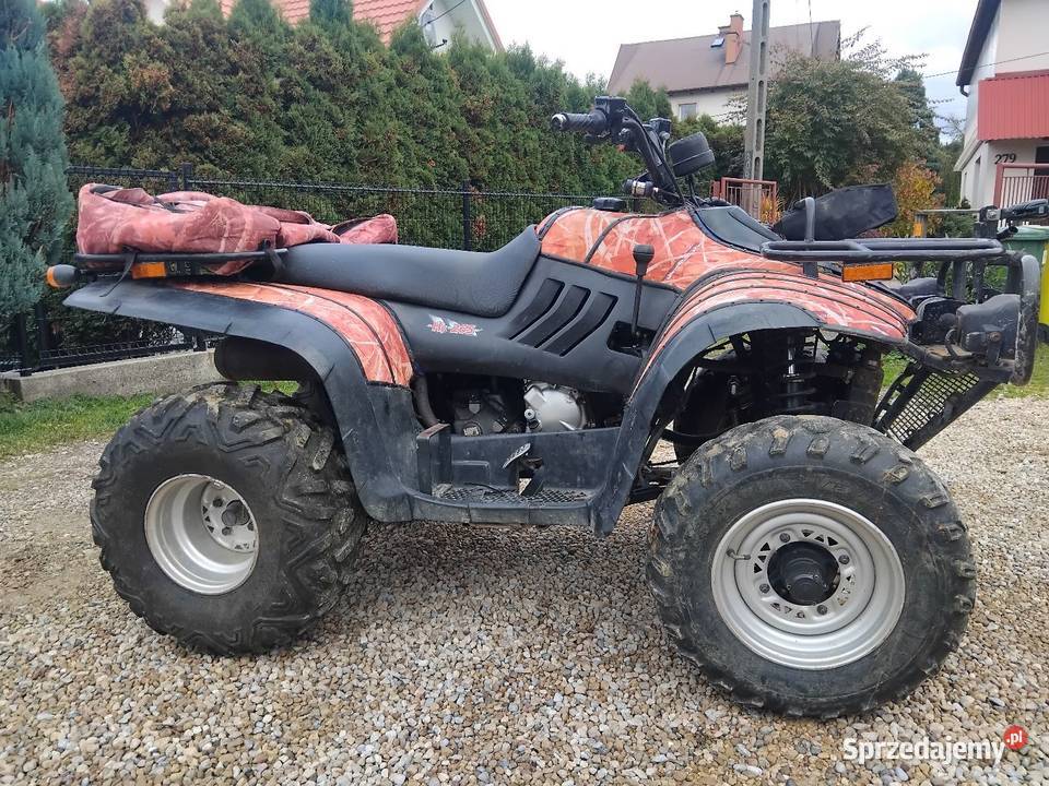 Duży quad Linhai 265 wyciągarka hak Konina