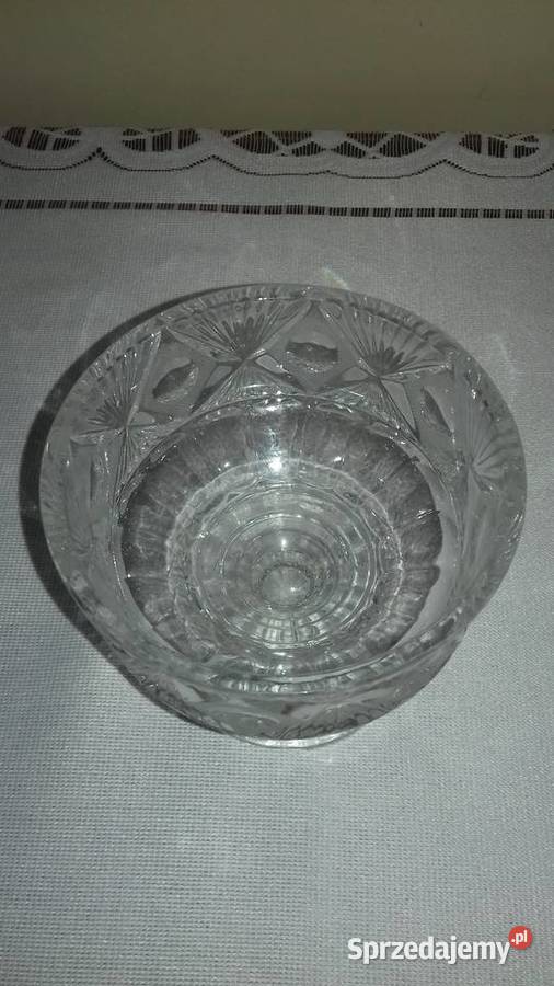 Cukiernica szklana na nóżce Vintage do małopolskie Kraków