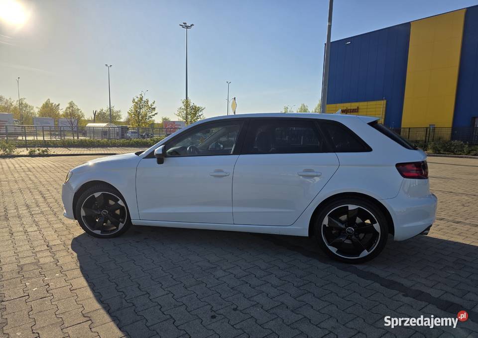 Audi A3 8V Sportback 2014 20 TDI 150 Biała perła Pabianice