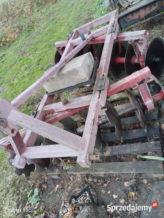 Talerzówka brona talerzowa 2x8 mało używana lubelskie Skrzynice-Kolonia