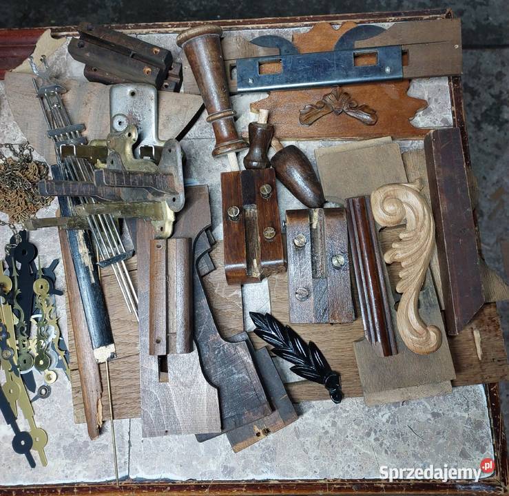 Zestaw części elementów zegarmistrza gongi pomorskie Tczew