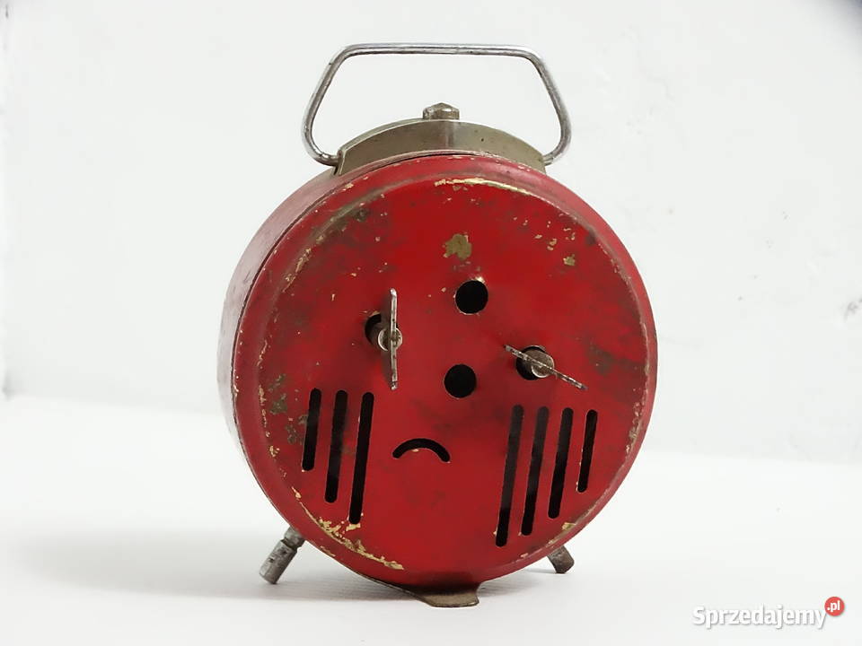 Kultowy Budzik RUHLA Vintage PRL NRD Design Zegary Biłgoraj