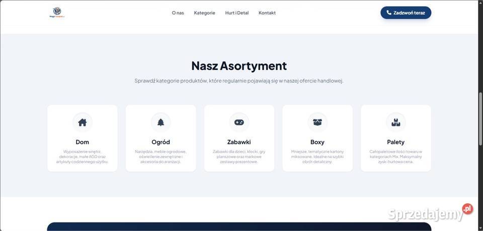 Nowoczesny Landing Page Strona Wizytówka Zwiększ Częstochowa