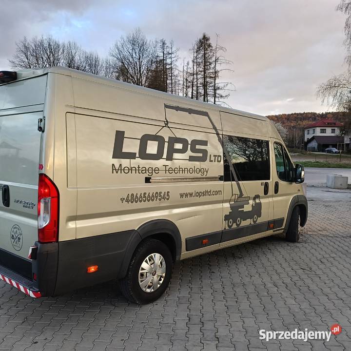 Fiat Ducato 30 180 L4H2 Brygadówka Kamera Trasy Rok produkcji 2014 Wola Radziszowska sprzedam