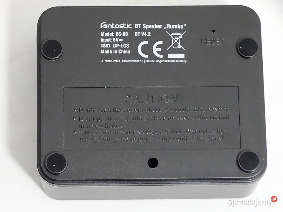Głośnik Bluetooth Rumba BS60 radio budzik zegar Biłgoraj