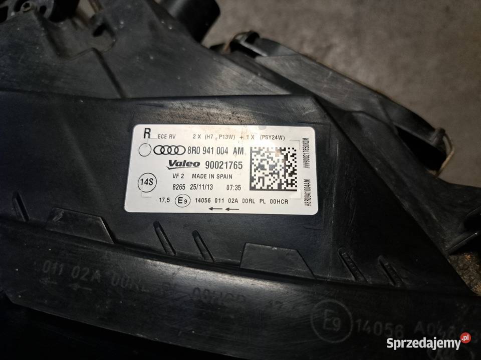 Audi Q5 lampy 8r0941004am osobowe Wrocław