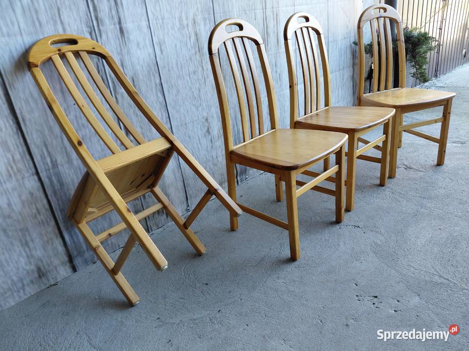 krzesła komplet 4 sztuki drewniane 216 Dom i Ogród Byczyna