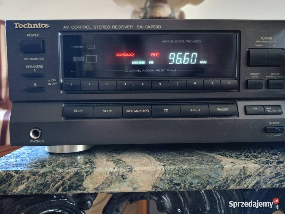 Amplituner Technics SAGX230D Japan Vintage Amplitunery Drawski Młyn