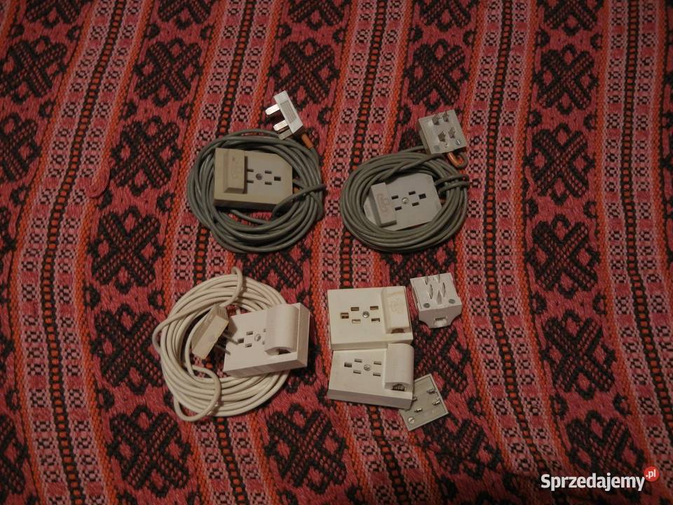 Gniazdo 5 wtyczka 5 przewód telefon 3x5m Wrocław sprzedam