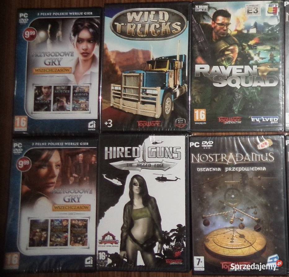retro gry PC 6 sztuk Nostradamus CI games Komputerowe PC Rzeszów
