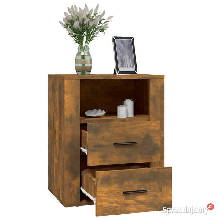 Szafka nocna przydymiony dąb 50x36x60 WM816733 mazowieckie