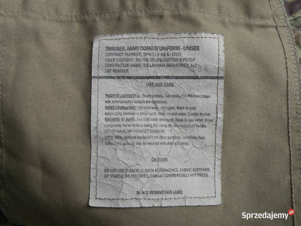 Spodnie ACU multicam OCP medium uszkodzone dolnośląskie Wrocław