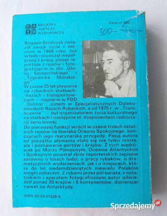 OPŁYNĄŁEM OCEAN ATLANTYCKI Bogdan Strelczyk Rok wydania 1988 Hajnówka