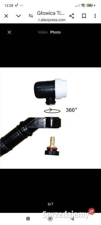 TIG Kemppi Głowica obrotowa Tig 26 360 pomorskie Orle