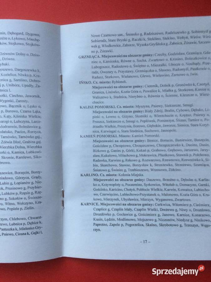 358 Miejscowości Woj Zachodniopomorskiego Szczecin