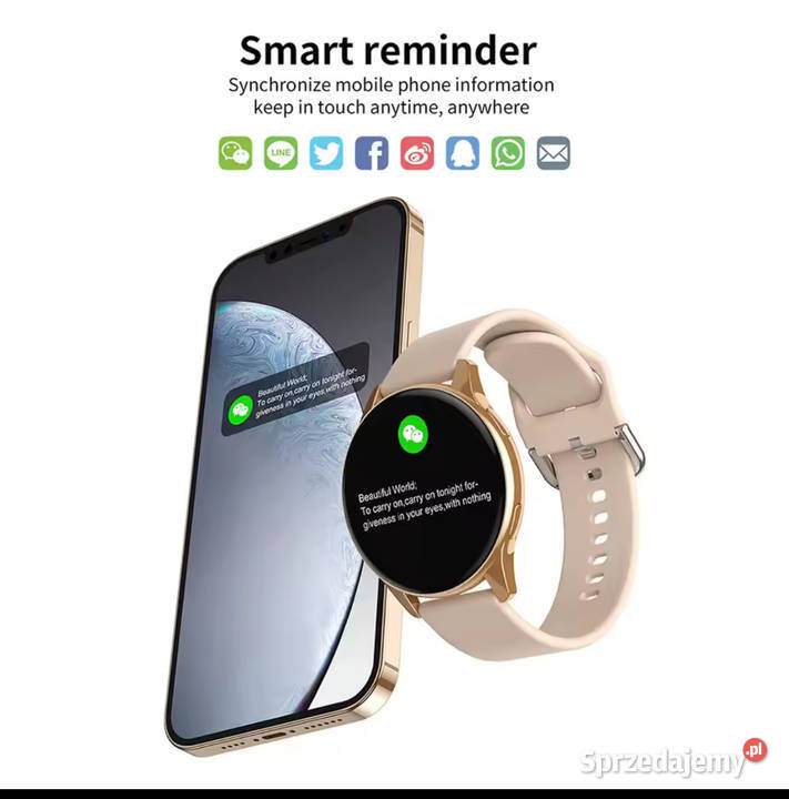 Nowy smartwatch kobiety Kaliska Kościerskie