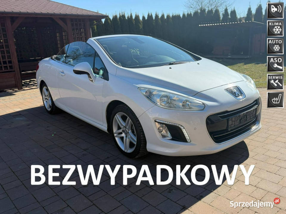 Peugeot 308 CC Bezwypadkowy piękny cabriolet światła do jazdy dziennej 308 CC sprzedam