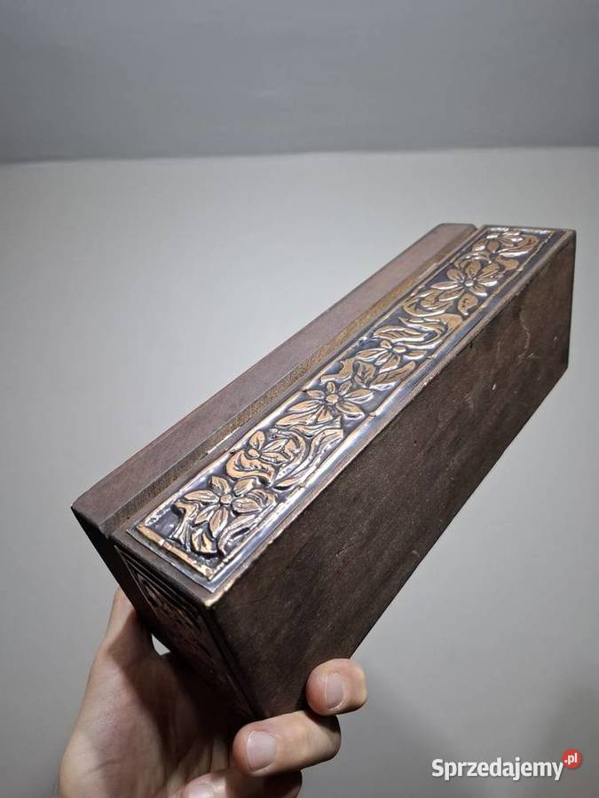 Retro pudełko skrzynka pamiątka kolejowa Kraków sprzedam