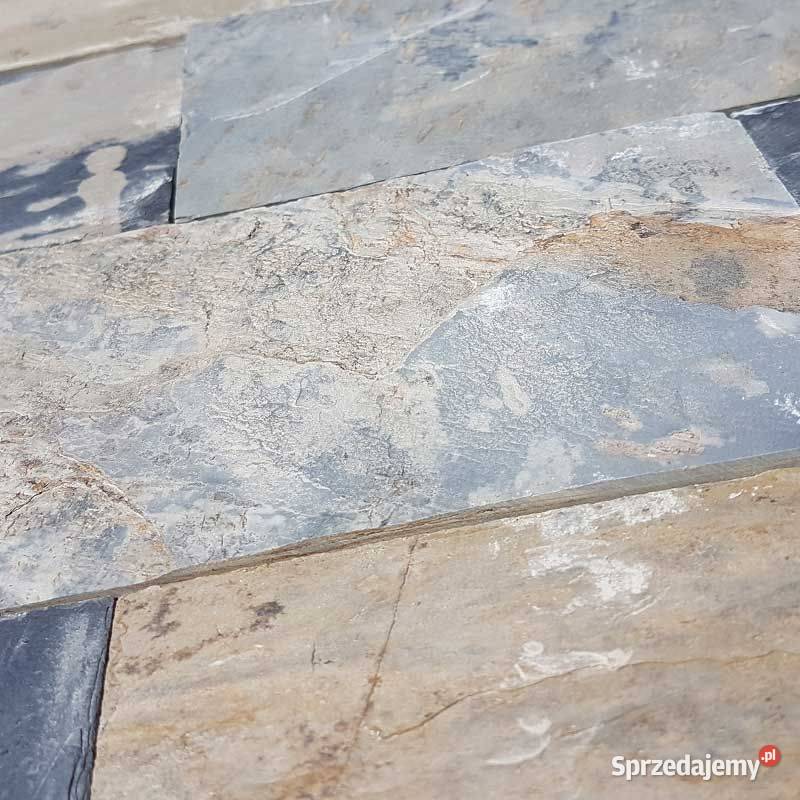 Płytki Łupek California Gold naturalny Płytki elewacyjne Gdynia