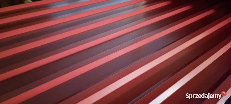 Blacha TRAPEZOWA Trapez T18 Wiśniowa Połysk RAL Zawoja
