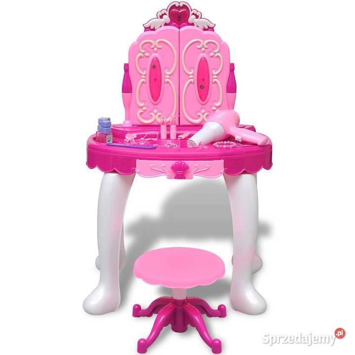 Toaletka dziecięca z 3 lustrami światłem i mazowieckie Warszawa