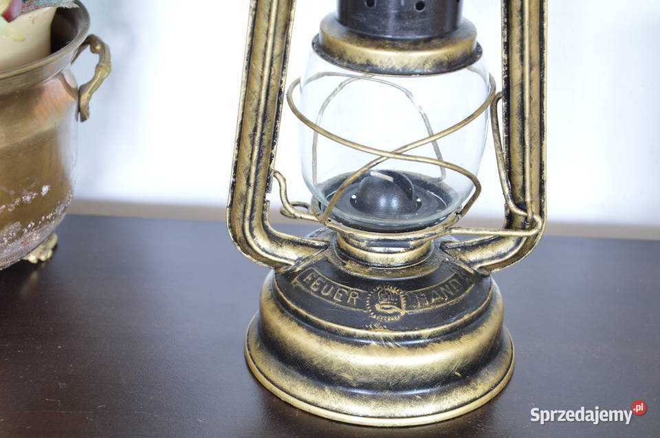 metalowa LAMPA NAFTOWA stara ogrodowa wisząca Jastrzębie-Zdrój