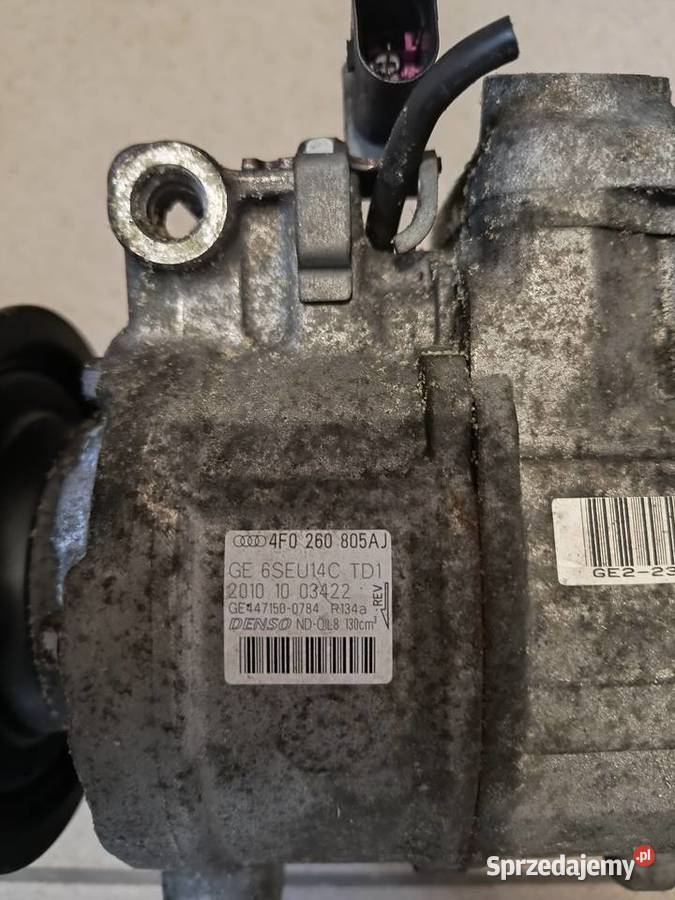 Sprężarka klimatyzacji Audi A6 C6 30 TDI Quattro osobowe Pozostałe Części samochodowe Sędzisław