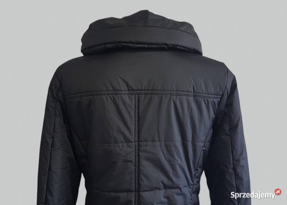 Damska kurtka zimowa puchowa pikowana czarna małopolskie Chrzanów