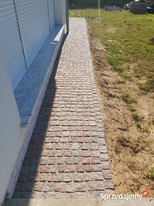 kostka brukowa granitowa 46 szwedzka jakość Dom i Ogród wielkopolskie Poznań