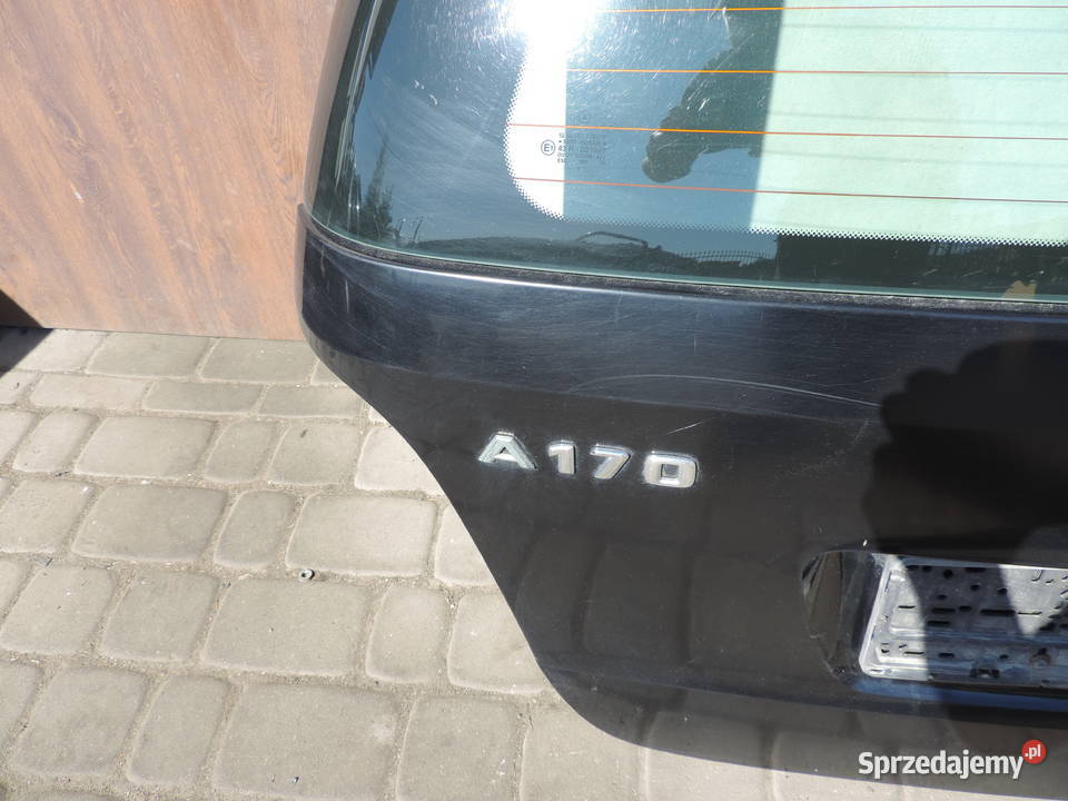 KLAPA TYLNA BAGAŻNIKA MERCEDES AKLASA W168 KOLOR