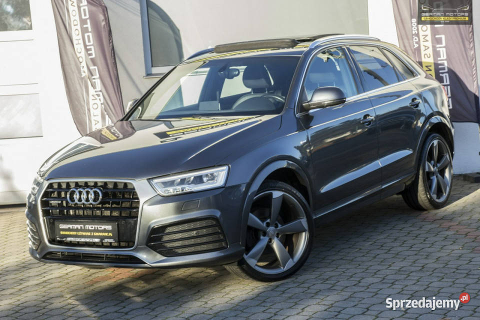 Audi Q3 SLINE Lift Ledy Daytona Panorama Hak podgrzewane fotele Gdynia