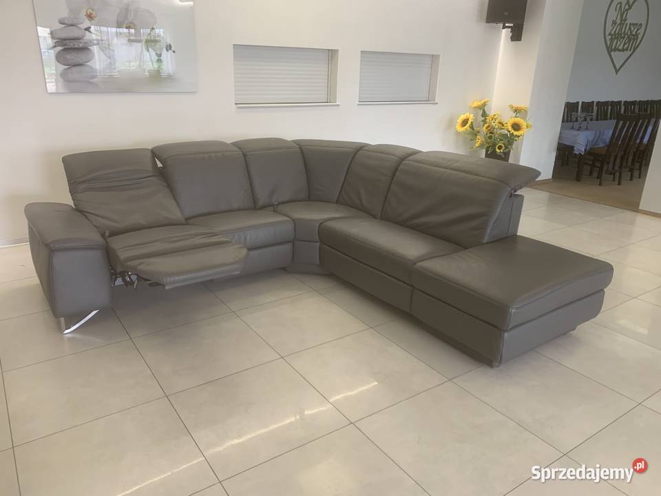 HIMOLLA NIEMIECKI NAROŻNIK SKÓRA NATURALNA Kalety