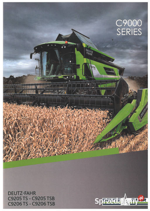 Deutz Fahr C9205 C9206 TS TSB instrukcja obsługi sprzedam