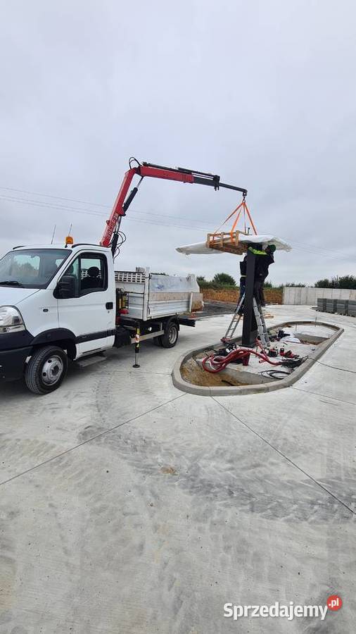 Usługi transportowe wywrotka dźwig hds wywóz Transport towarów śląskie Pszczyna