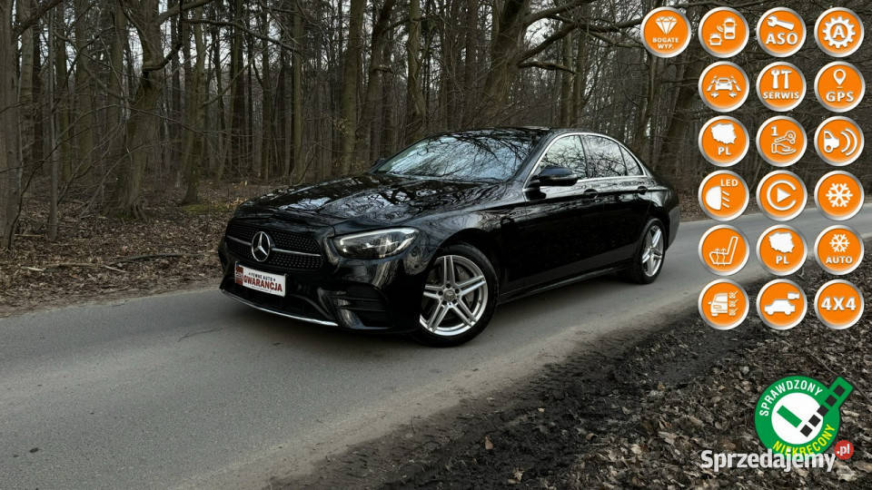 Mercedes E 220 4Matic 200 68 polski salon nawigacja