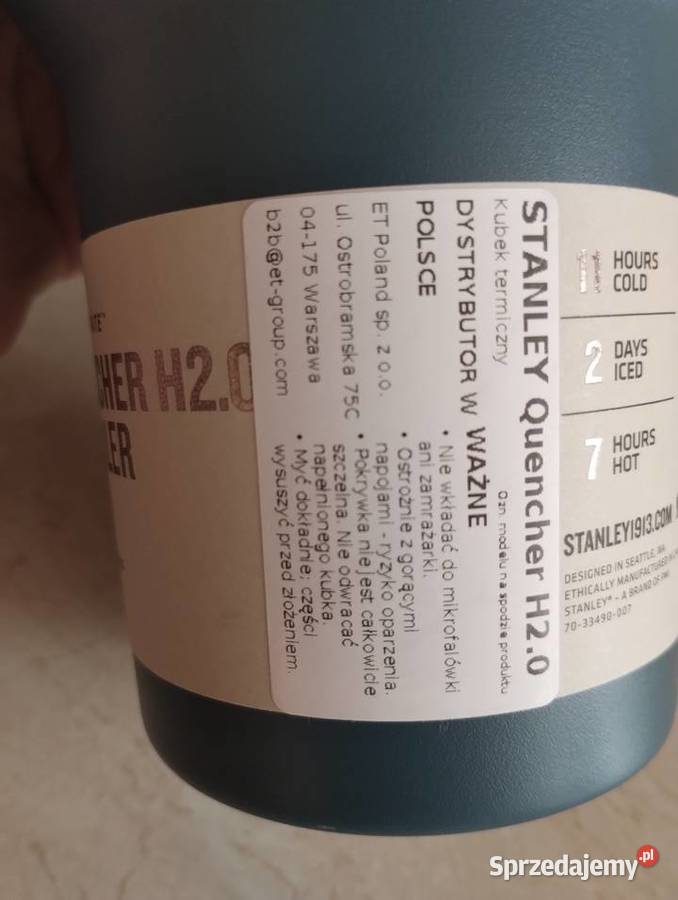NOWY Kubek termiczny 118L Quencher H20 tumbler Zabrze