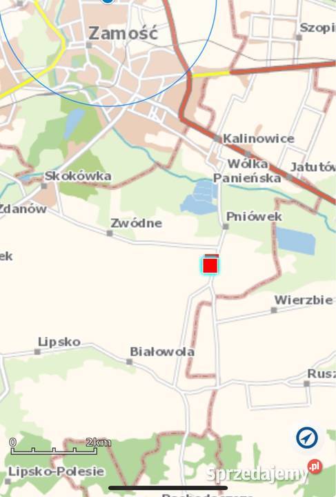 Pniówek działki budowlane wydane WZ Sprzedaż