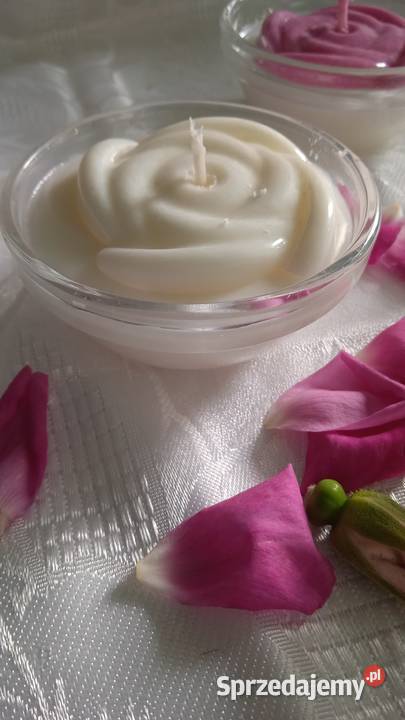 MAŁE ŚWIECE SOJOWE W CZARECZKACH ZE SZKŁA