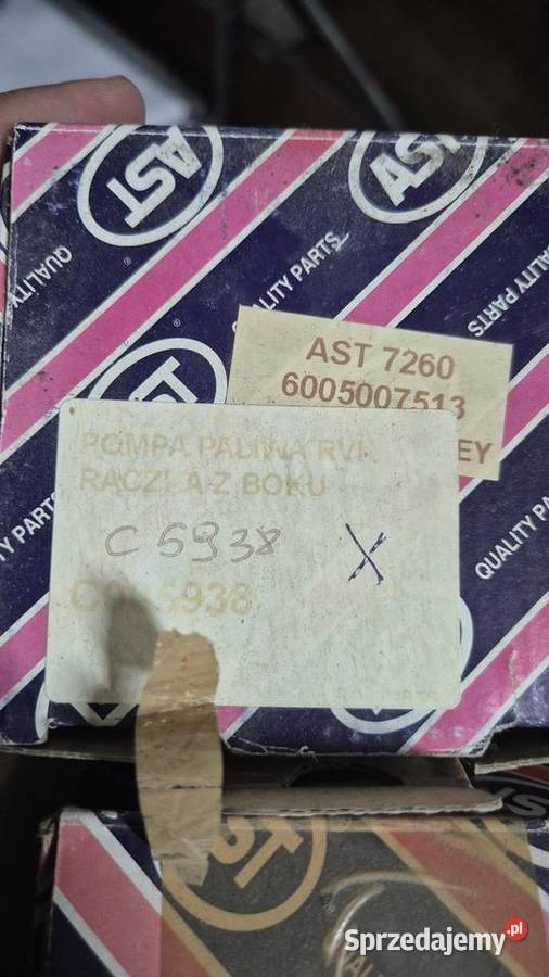 AST 7260 pompa paliwa rączka z boku lubelskie Zamość