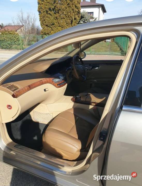 Mercedes S500 2008 Anglik podgrzewane fotele