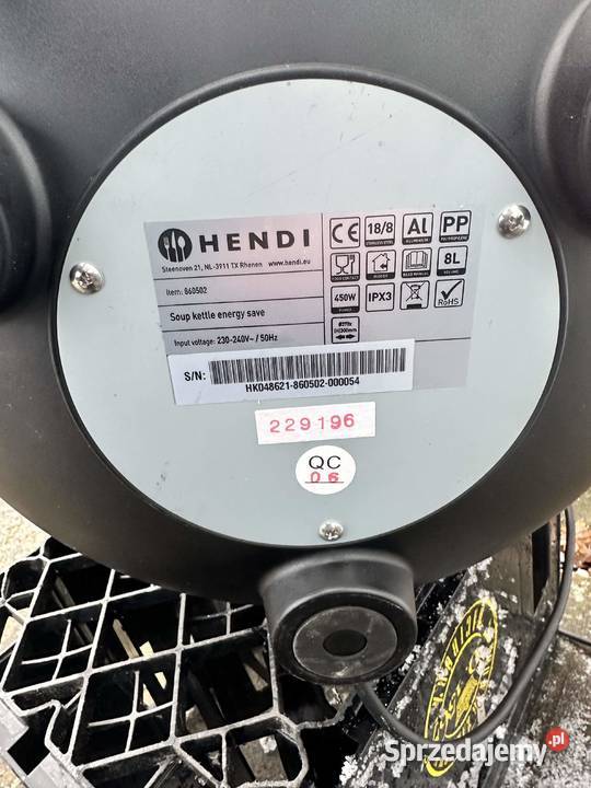 Kociołek do zupy HENDI 8L AGD łódzkie