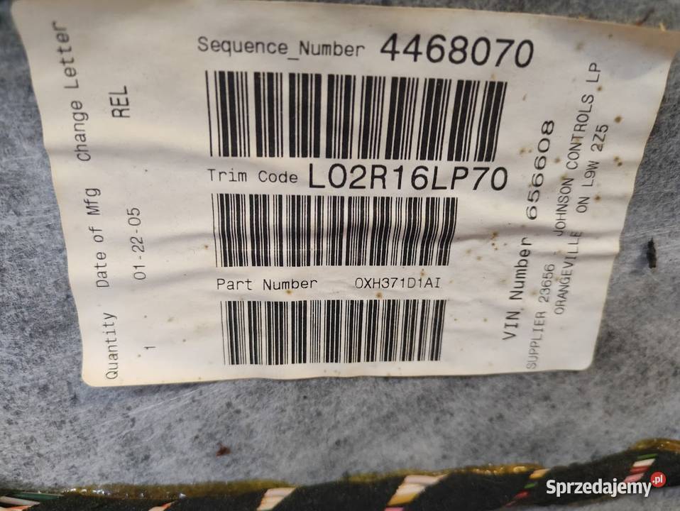 Podsufitka Szyberdach Chrysler 300c Kombi Pleszew